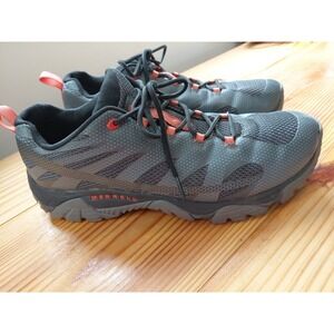 Merrell Moab Edge 2 Men's 12 WIDE Trail Hiking Shoes Monument Gray Boot J06113W